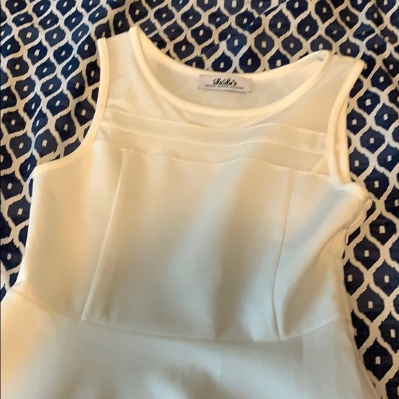 LuLus white Fit and flare party dress - Picture 2 of 8